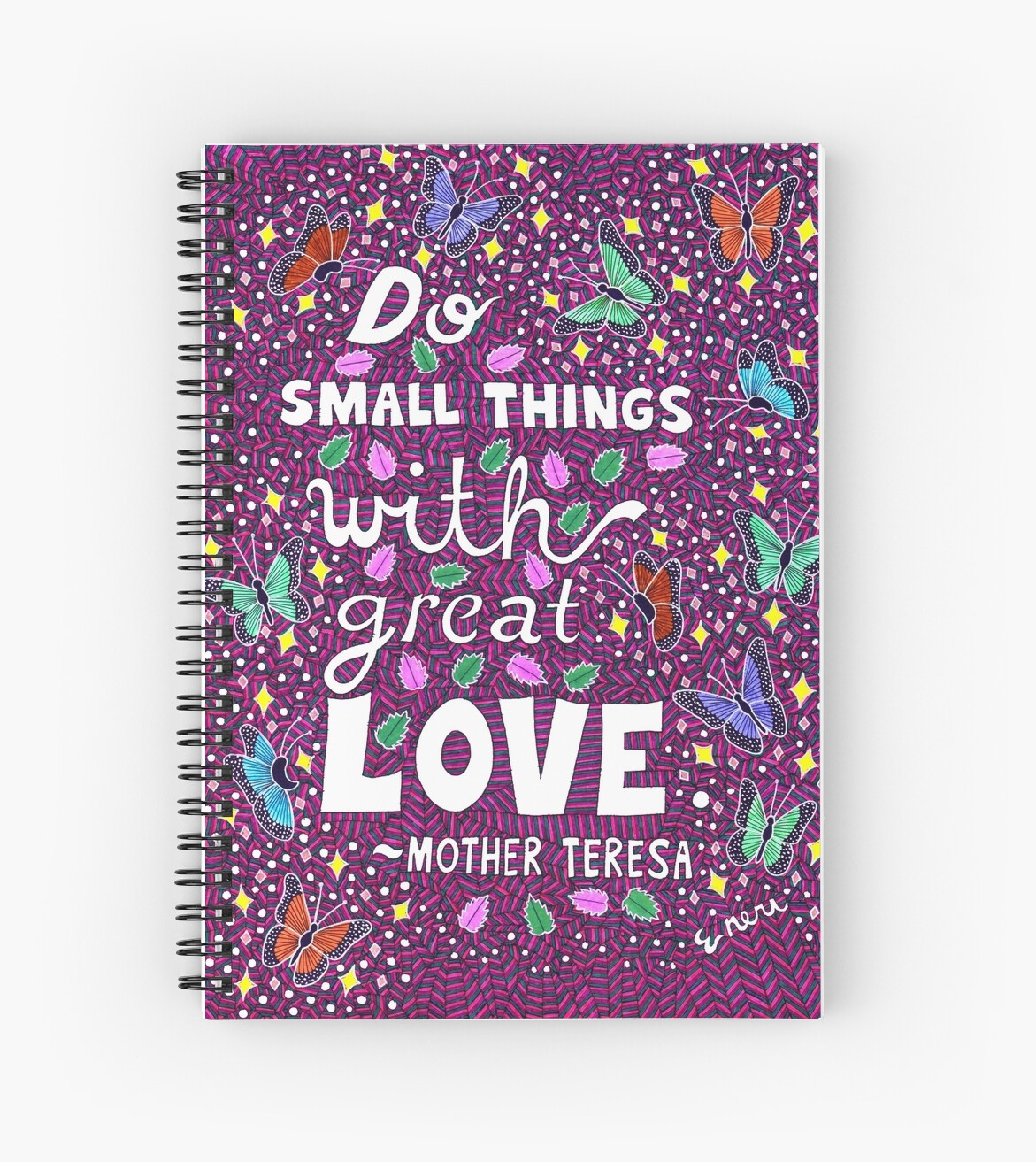 Do Small Things With Great Love Mother Teresa Quote Lettering
