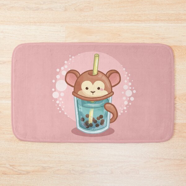 Item preview, Boba Tea Chinese Zodiac Sign Monkey Character designed and sold by Khotekmei.