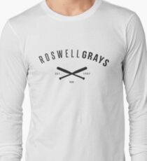 X Files: Roswell Grays Baseball Long Sleeve T-Shirt
