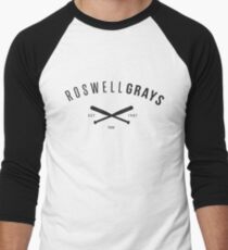 X Files: Roswell Grays Baseball Men's Baseball ¾ T-Shirt