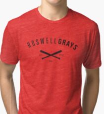 X Files: Roswell Grays Baseball Tri-blend T-Shirt