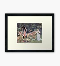 Not the Gardener Framed Print