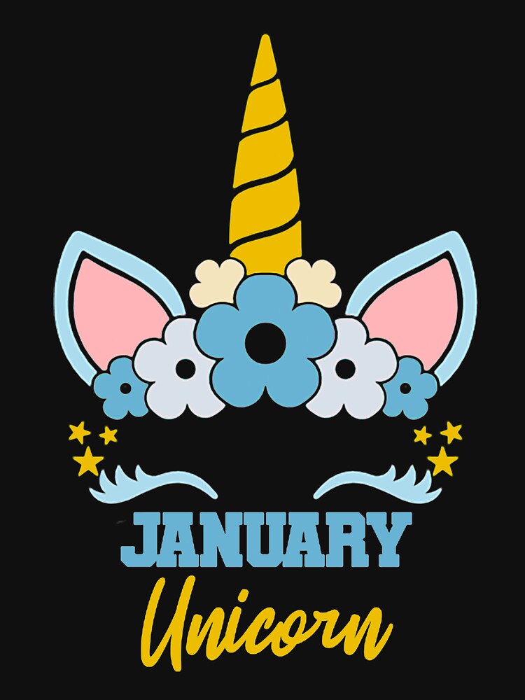 Disover January Unicorn Birthday Essential T-Shirt