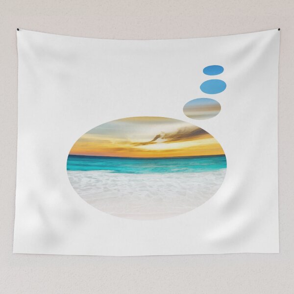 Item preview, Beach Thought Bubble designed and sold by Heathermarie321.