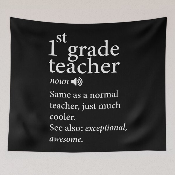 Item preview, 1st grade teacher funny definition designed and sold by Dahiss.