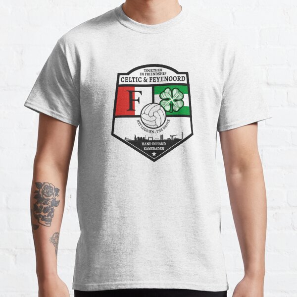 Nero colore Maglietta a maniche corte Rotterdam Ultras Fan Club FC Ultra Hooligans Football