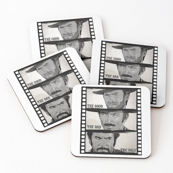 Item preview, Main characters of good bad ugly film designed and sold by TaylorLarry.