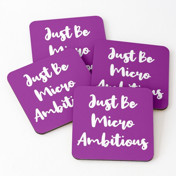 Item preview, Just Be Micro Ambitious | Life | Quotes | Purple designed and sold by Wintre2.