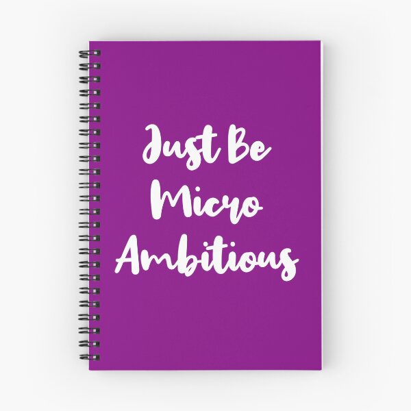 Item preview, Just Be Micro Ambitious | Life | Quotes | Purple designed and sold by Wintre2.
