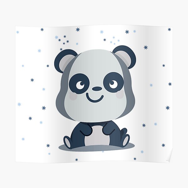 Blue Panda Posters for Sale | Redbubble Blue Panda Posters for Sale | Redbubble