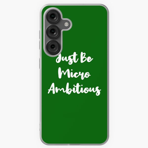 Item preview, Just Be Micro Ambitious | Life | Quotes | Emerald Green designed and sold by Wintre2.