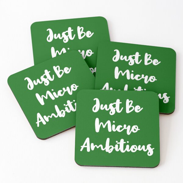 Item preview, Just Be Micro Ambitious | Life | Quotes | Emerald Green designed and sold by Wintre2.