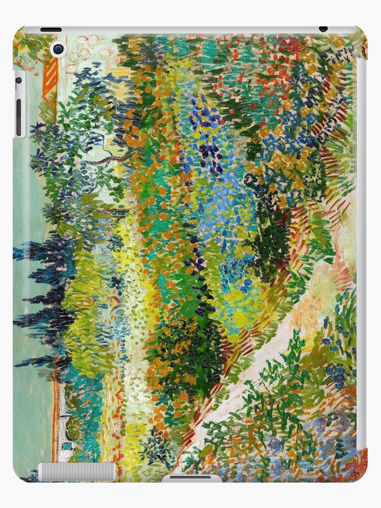 1888 Vincent Van Gogh Garden At Arles Flowering With Path