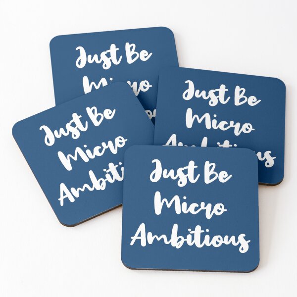 Item preview, Just Be Micro Ambitious | Life | Quotes | Dark Blue designed and sold by Wintre2.