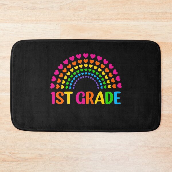 Item preview, 1st Grade Rainbow Heart Color designed and sold by SpecialGift79.