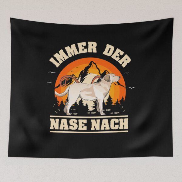 Item preview, Mantrailing Immer Der Nase Nach Labrador Gift designed and sold by phuongshirt.