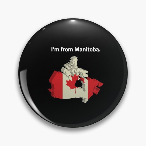 Item preview, Manitoba, canada with the map designed and sold by Shoporoz.