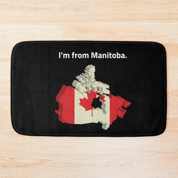 Artikelvorschau, Manitoba, Kanada mit der Karte entworfen und verkauft von Shoporoz.