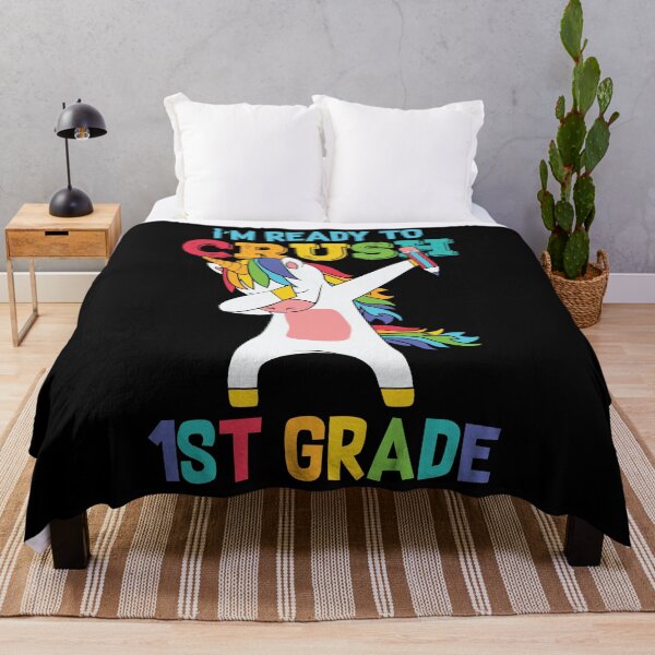 Item preview, i'm ready to crush 1st grade funny dabbing unicorn designed and sold by Dahiss.