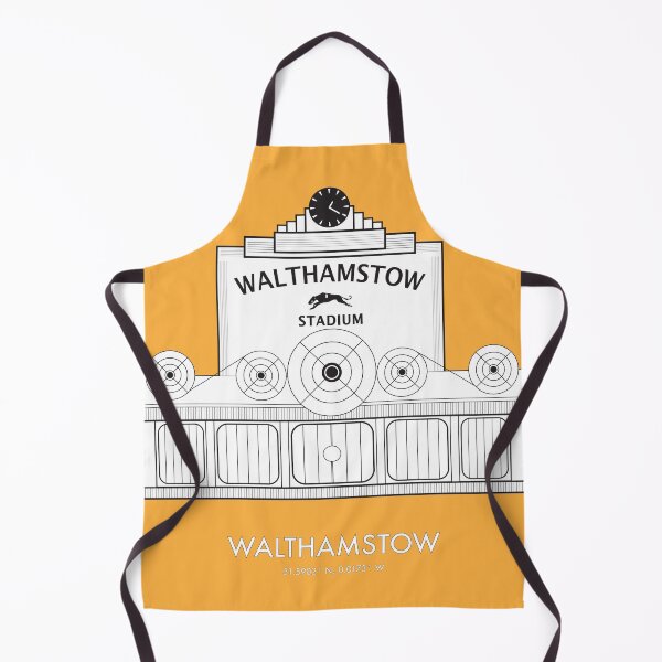 Item preview, Landscape Walthamstow Stadium, Waltham Forest Borough of London Landmark Illustration in Orange designed and sold by Fernando G..