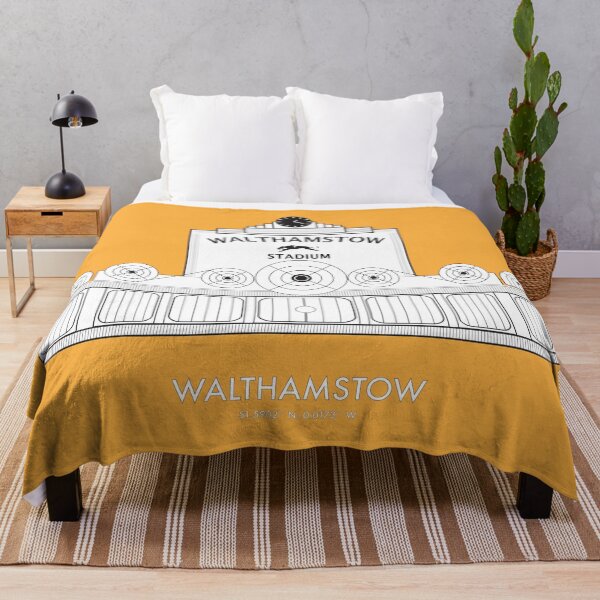Item preview, Landscape Walthamstow Stadium, Waltham Forest Borough of London Landmark Illustration in Orange designed and sold by Fernando G..