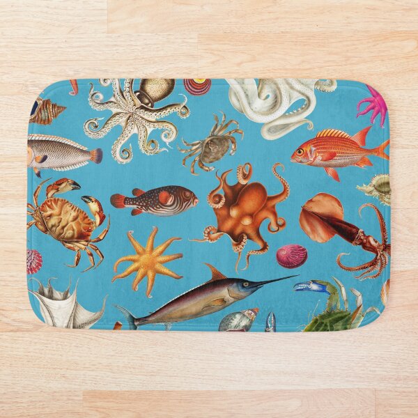 Artikelvorschau, Unterwasser Ozean Blau Sea Life Illustrationsmuster Sea entworfen und verkauft von theimagezone.