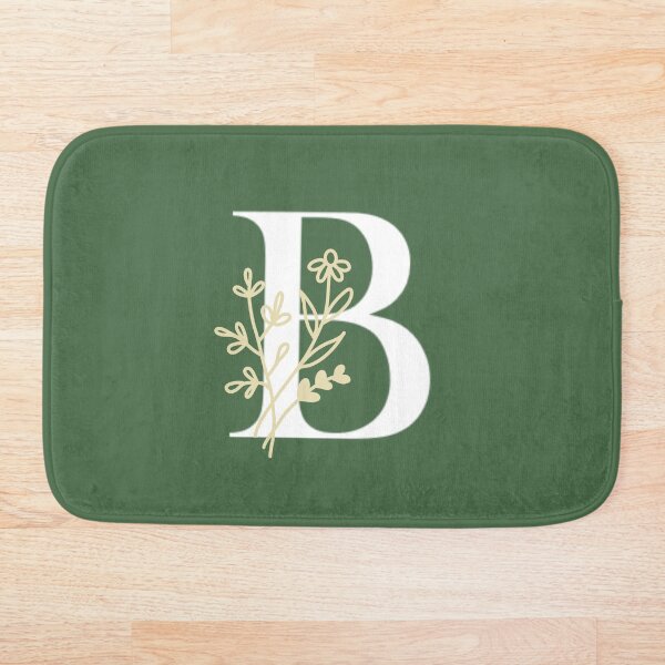 Item preview, Letter B floral monogram designed and sold by WildeJungle.