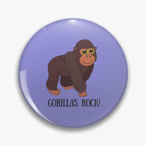 Artikelvorschau, Gorillas Rock! Cute Gorilla Gift entworfen und verkauft von DreamyPanda.