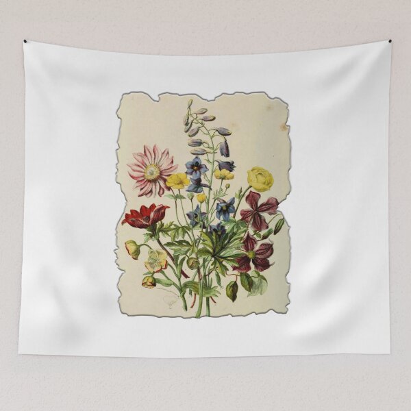 Item preview, Vintage Botanical Floral Flower Plant Art Drawing designed and sold by PodiShawna.