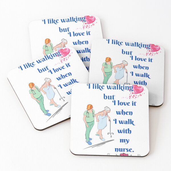 Item preview, WALKING WITH MY NURSE designed and sold by SEFIKA7.