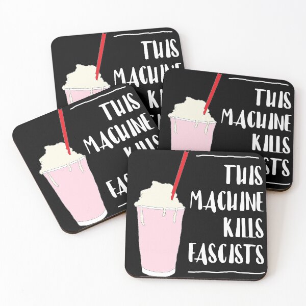 Item preview, This Machine Kills Fascists (Milkshake) designed and sold by RevolutionInPaint.