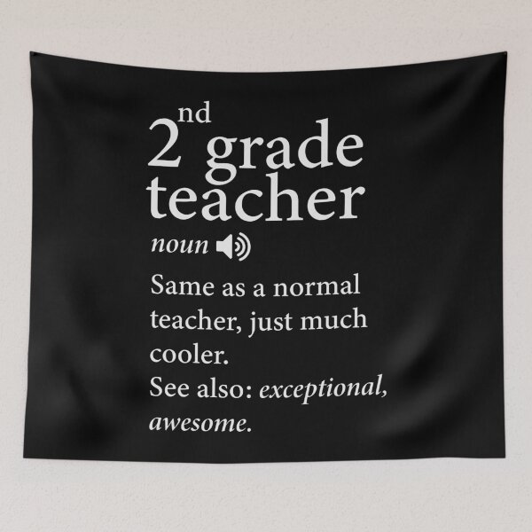 Item preview, 2nd grade teacher funny definition designed and sold by Dahiss.