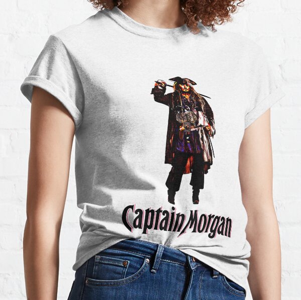 captain morgan blue tank top shirt youth cotton blend large bust 15 READ