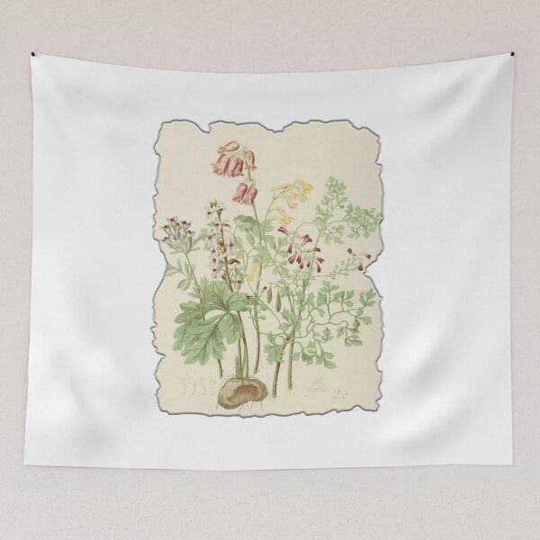 Item preview, Vintage Botanical Floral Flower Plant Art Drawing designed and sold by PodiShawna.