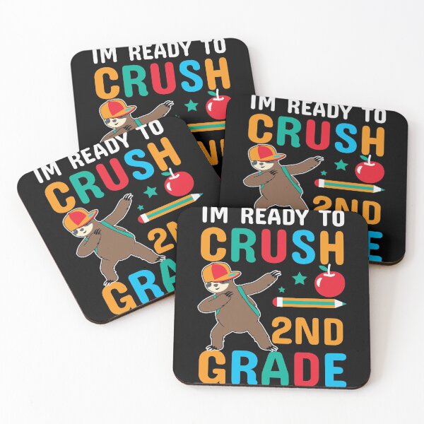 Item preview, i'm ready to crush 2nd grade funny dabbing sloth designed and sold by Dahiss.