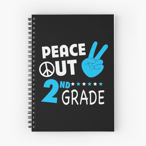 Item preview, peace out 2nd grade designed and sold by Dahiss.