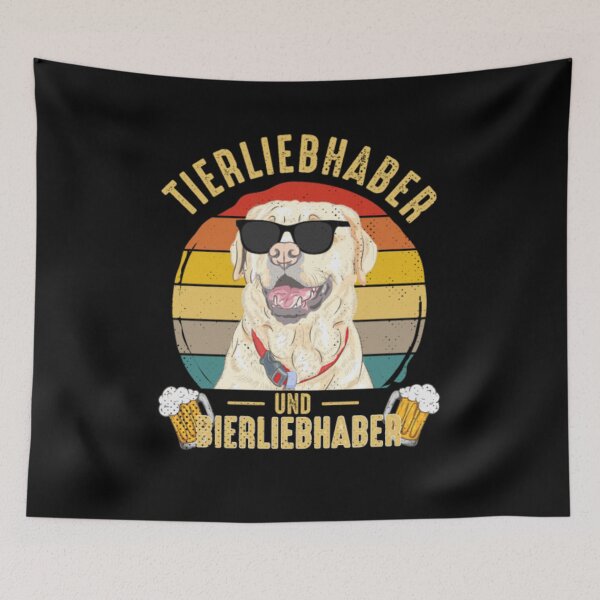 Item preview, Tierliebhaber Bierliebhaber Hund Labrador Bierkrug designed and sold by phuongshirt.
