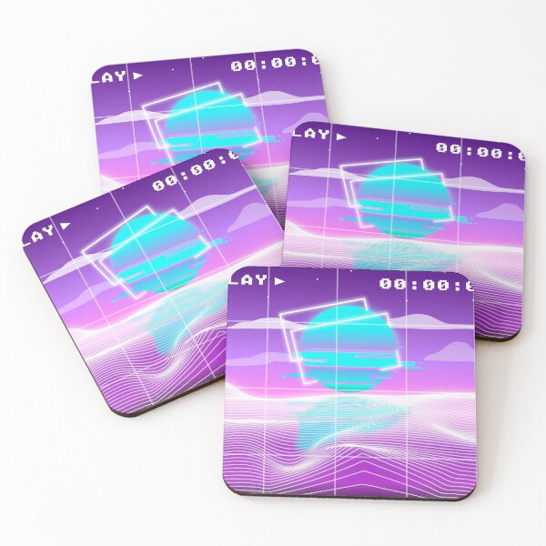 Item preview, Vaporwave sunset l retro l  retrowave aesthetic  designed and sold by Bossin.
