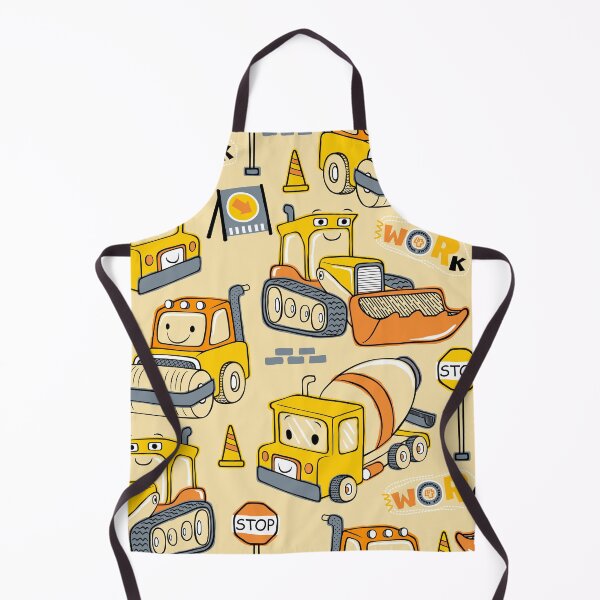 Item preview, Seamless Pattern Construction Vehicles Cartoon designed and sold by Peekonet.