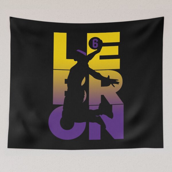 Item preview, Lebron James T-ShirtLebron James Dunking 6 Lakers designed and sold by GravaLamb.
