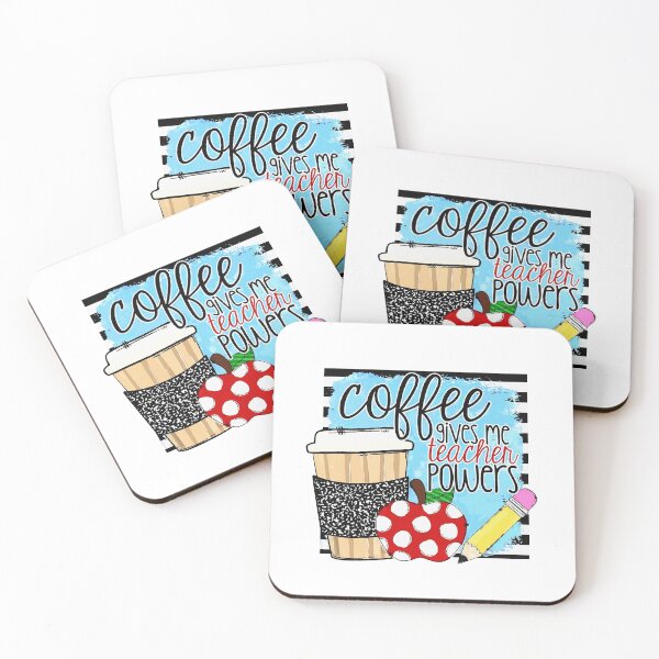 Item preview, Coffee gives me teacher powers designed and sold by SpecialGift79.