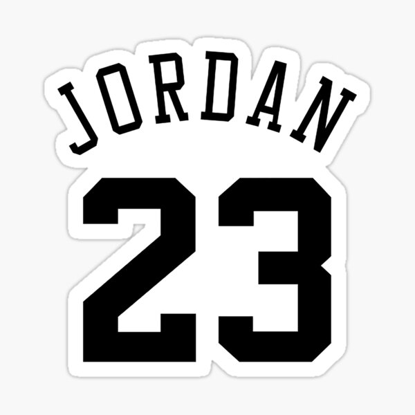 Michael Jordan T-ShirtMichael Jordan 23" Sticker for Sale by | Redbubble