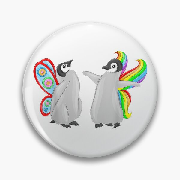 Artikelvorschau, Pinguine mit Schmetterlingsflügeln entworfen und verkauft von EverydaySu.
