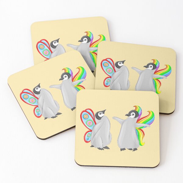 Item preview, Penguins with Butterfly Wings  designed and sold by EverydaySu.