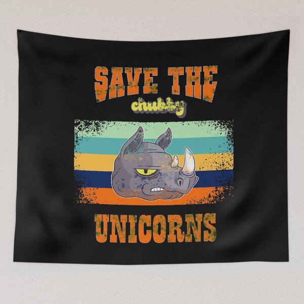 Item preview, Save the Chubby Unicorns. designed and sold by Hema Thilakaratne.