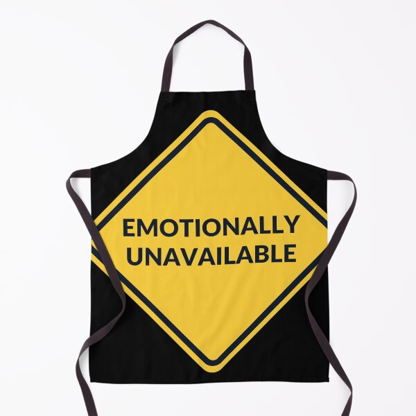 Item preview, Emotionally unavailable Road Sign designed and sold by Kei-O-kay.