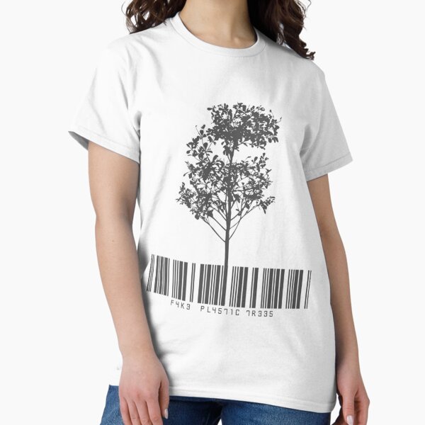Item preview, Radiohead T-ShirtBarcode Fake Plastic Trees designed and sold by GravaLamb.