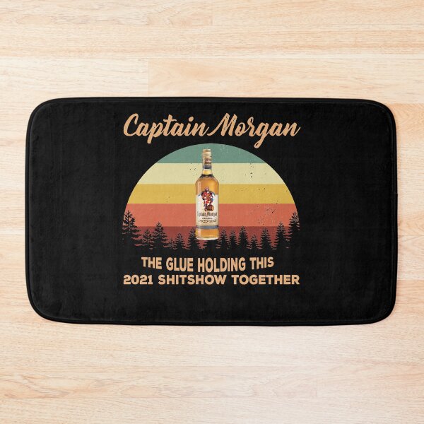 Item preview, Mens Best Captain Morgan The Glue Holding 2021 Shitshow Vintage Shirt, Pandemic Shirt, Drinking Christmas designed and sold by BernadineBeahan.