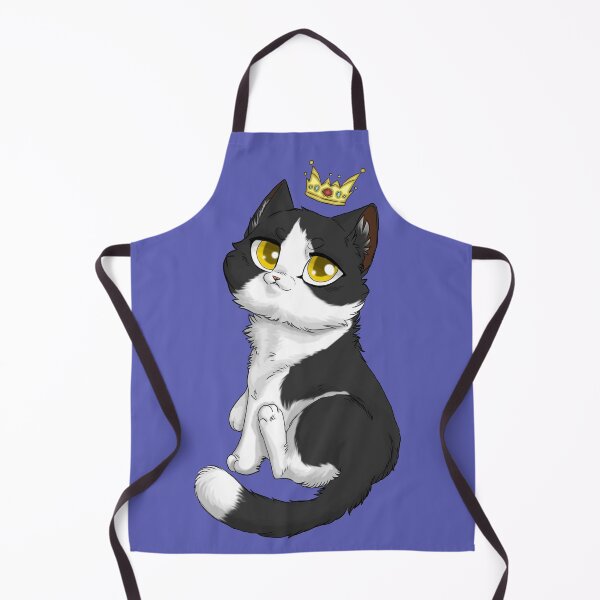 Item preview, King black and white cat 1 designed and sold by Furiarossa.