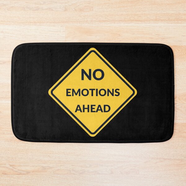 Item preview,  Emotionally unavailable Road Sign ( No Emotions Ahead) designed and sold by Kei-O-kay.